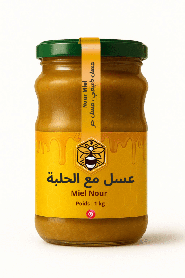 عسل مع الحلبة